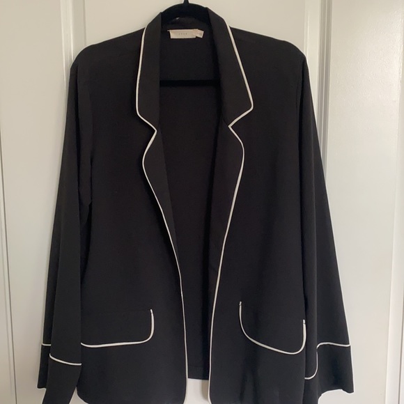 Black linen Blazer - Picture 2 of 2